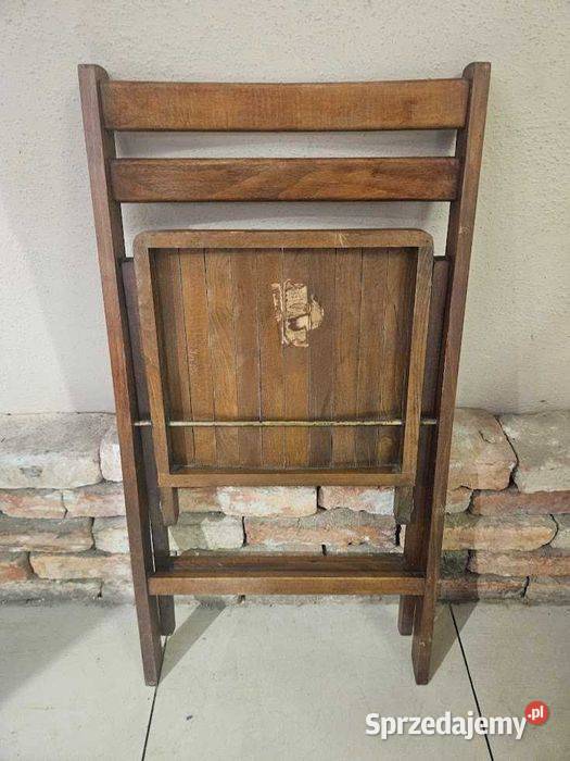 Retro klasyka Jafameg krzesła drewniane składane sprzedam