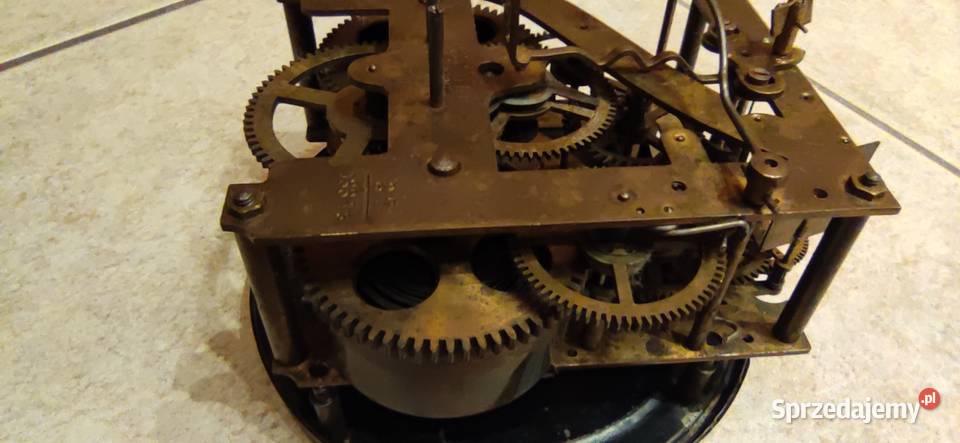 werk mechanizm zegara 2 i kluczyk Antyki Warszawa
