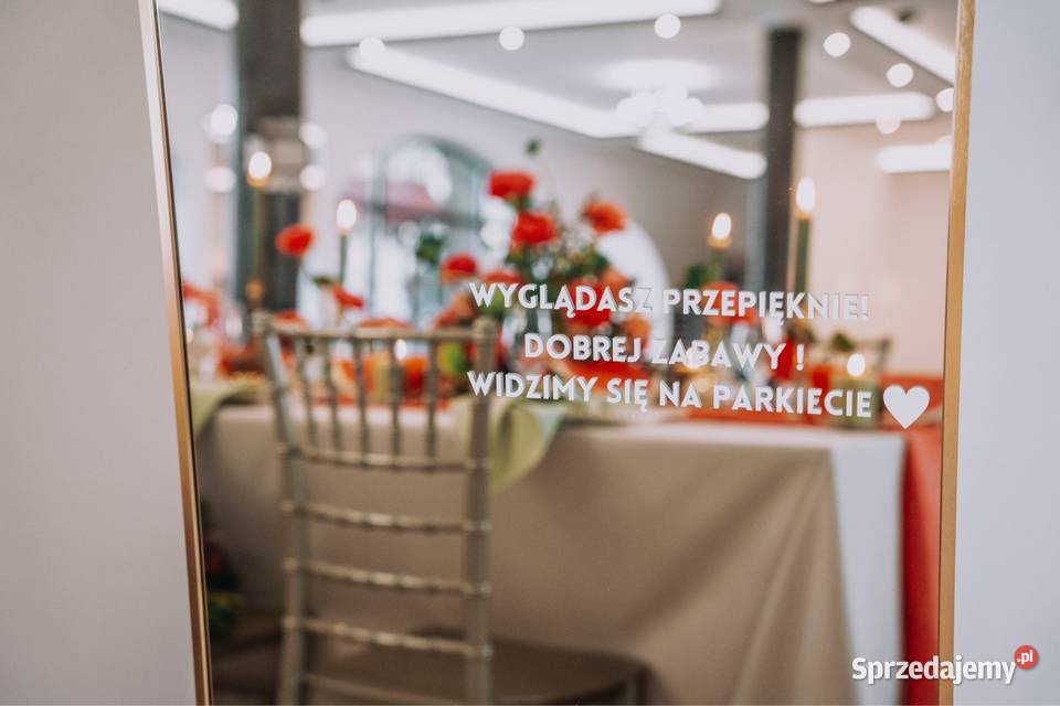 Spersonalizowane lustro do zdjęć na wynajem Mielec
