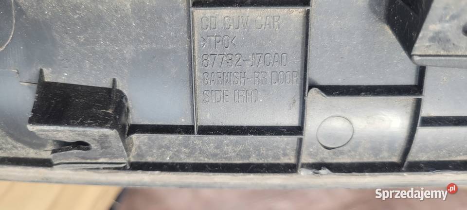 LISTWA DRZWI PRAWY TYŁ KIA XCEED 87732J7CA0 3628 śląskie Ruda Śląska