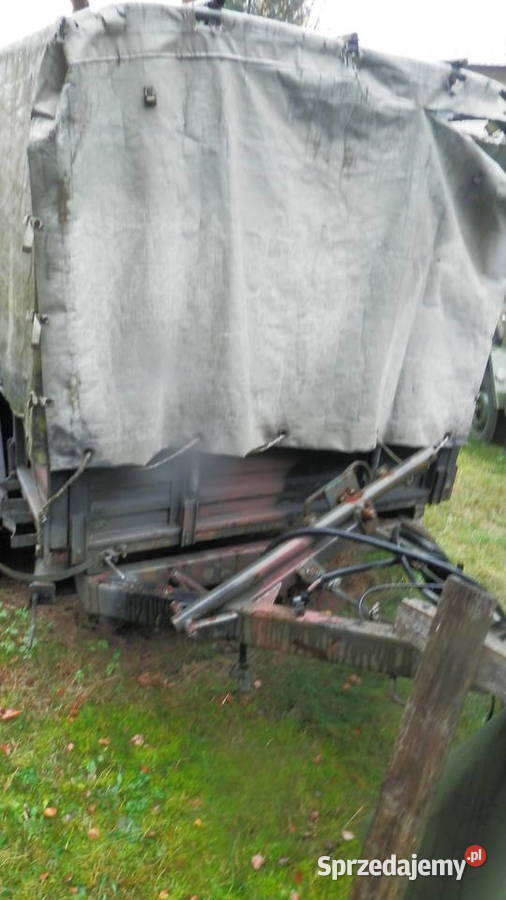 przyczepa wojskowa 1 osiowa skrzyniowa cysterna mazowieckie Warszawa sprzedam