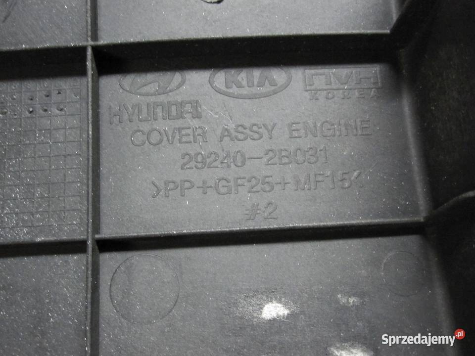 Hyundai i30 16 B G4FC 10r 125 292402B031 Osłona świętokrzyskie