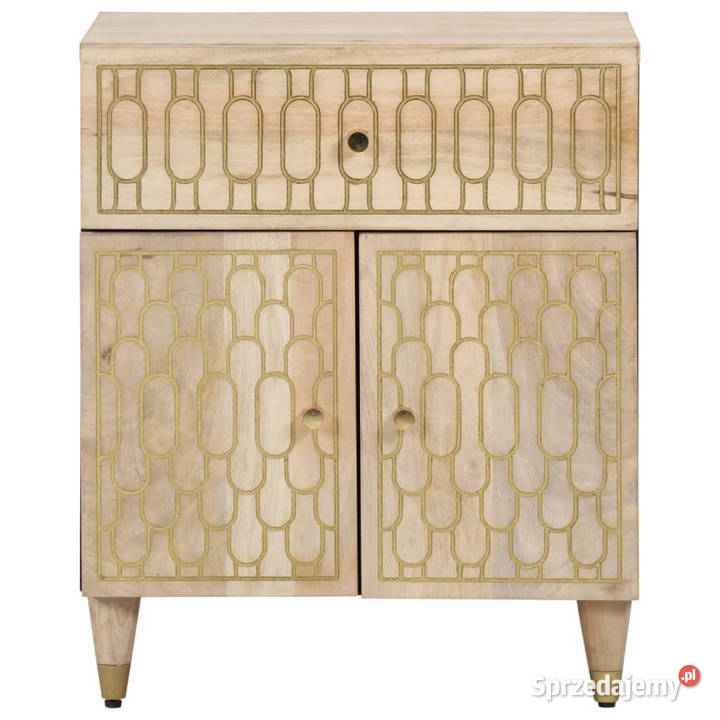 Szafka nocna 50x33x60 lite drewno mango WM358259 Warszawa
