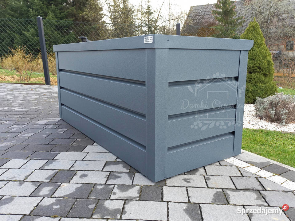 Skrzynia ogrodowa metalowa kufer 150x60x70 Kraków