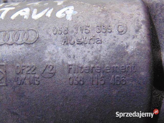 OBUDOWA FILTRA OLEJU SKODA OCTAVIA 19 TDI Obudowy filtrów
