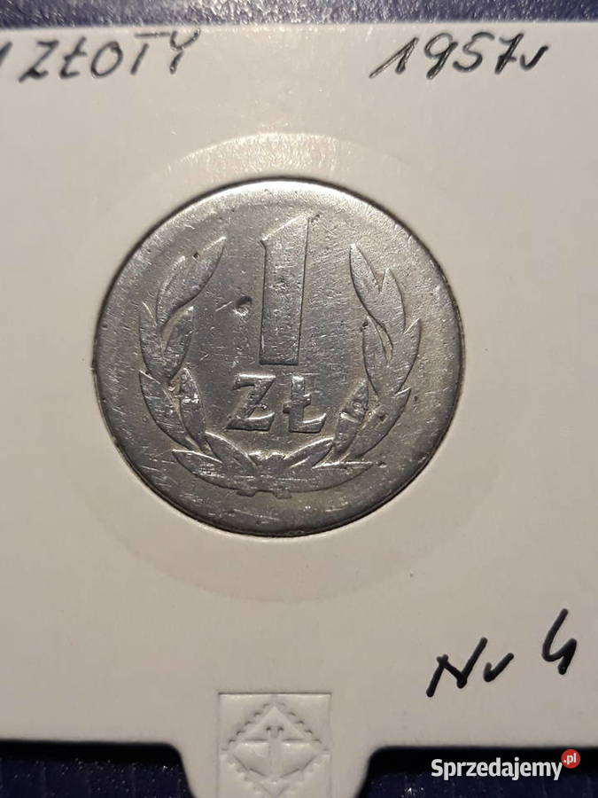 1 złoty 1957 r PRL 4