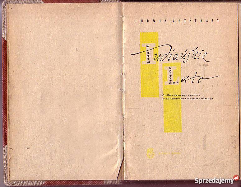 9875 INDIAŃSKIE LATO LUDWIK ASZKENAZY sprzedam