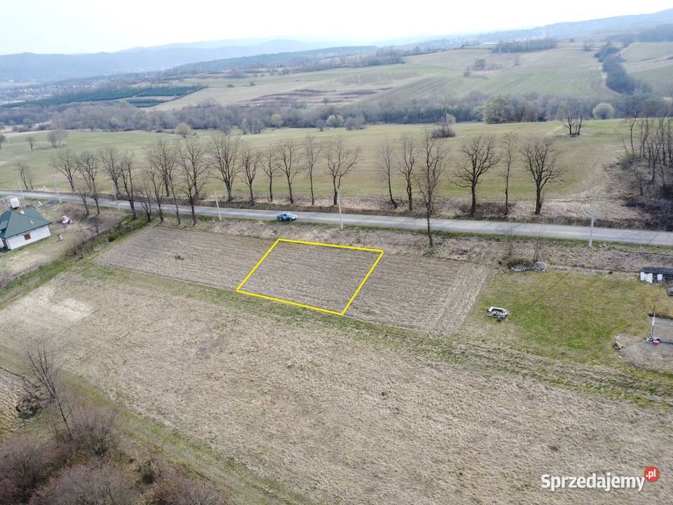 Działka budowlana w mci Stróże Wielkie gmina 110zł/m2 sprzedam