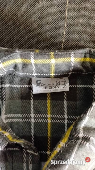 Koszula flanelowa robocza rozmiar 43 NOWA Rozmiar L Czarzyzna