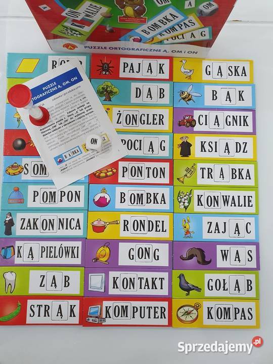 Gra Puzzle Ortograficzne Ą OM I ON Alexander Kędzierzyn-Koźle