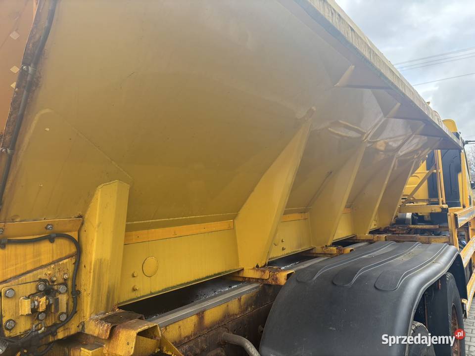 Volvo fe340 6x4 piaskarka solarka econ 2012 pług