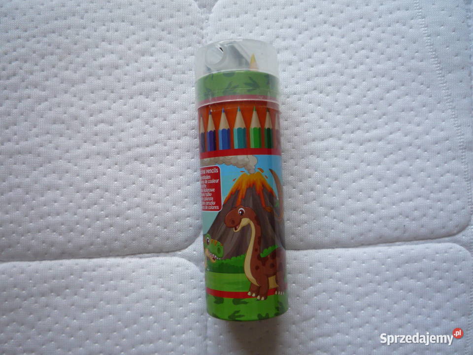 12 kolorów Kredki w metalowej tubie z temperówką zachodniopomorskie Szczecin