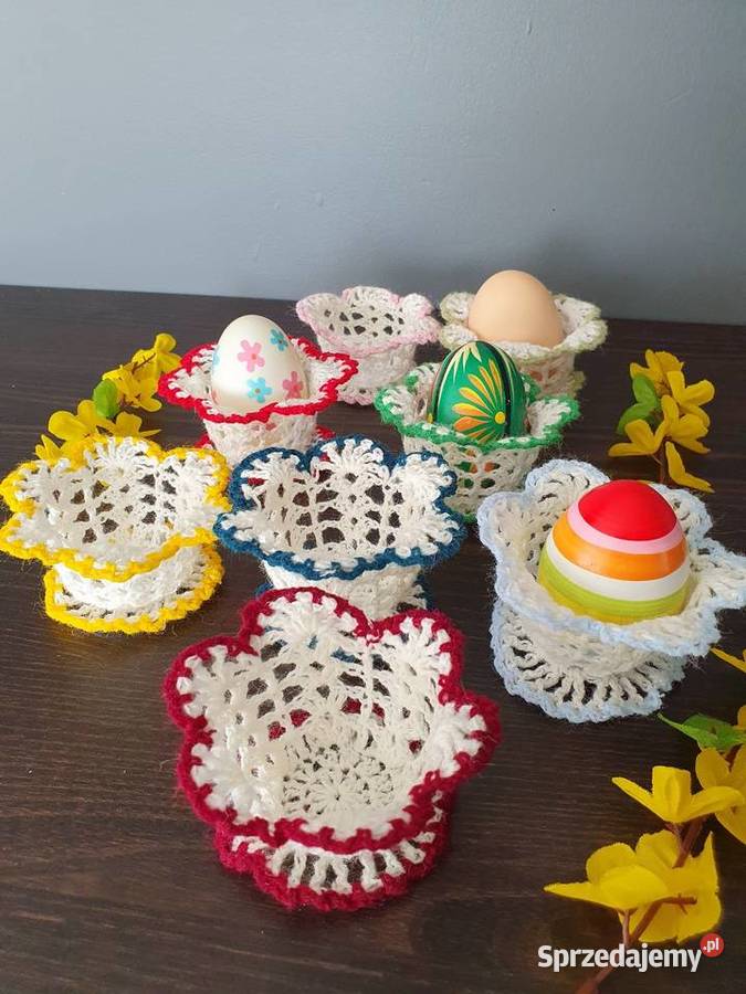 Koszyczek podstawka na jajko pisankę Jastków