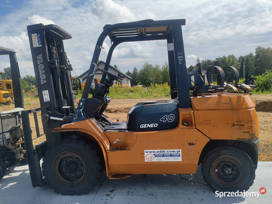 Wózek widłowy Toyota 027FG40 45 t duplex 33 m gaz Wózki widłowe małopolskie Kęty