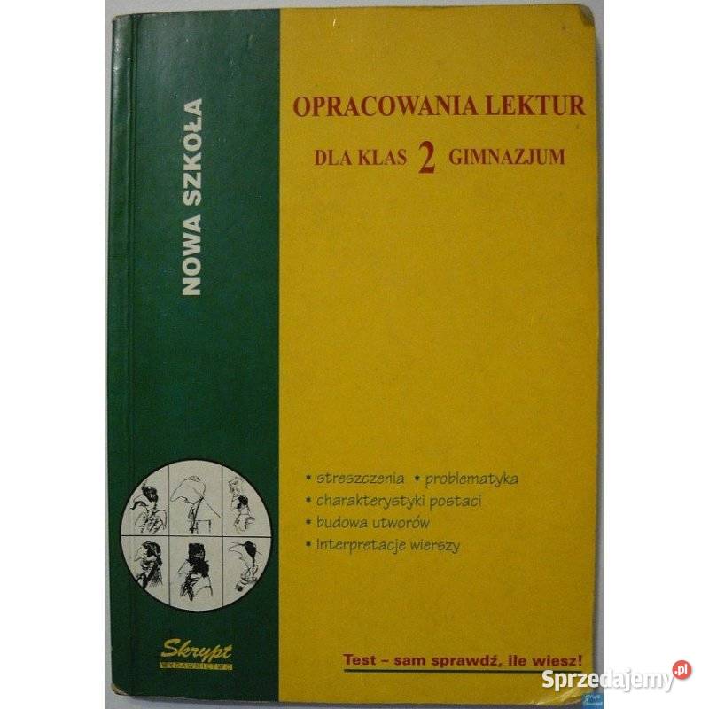 Opracowania Lektur Klas 2 Gimnazjum język polski mazowieckie