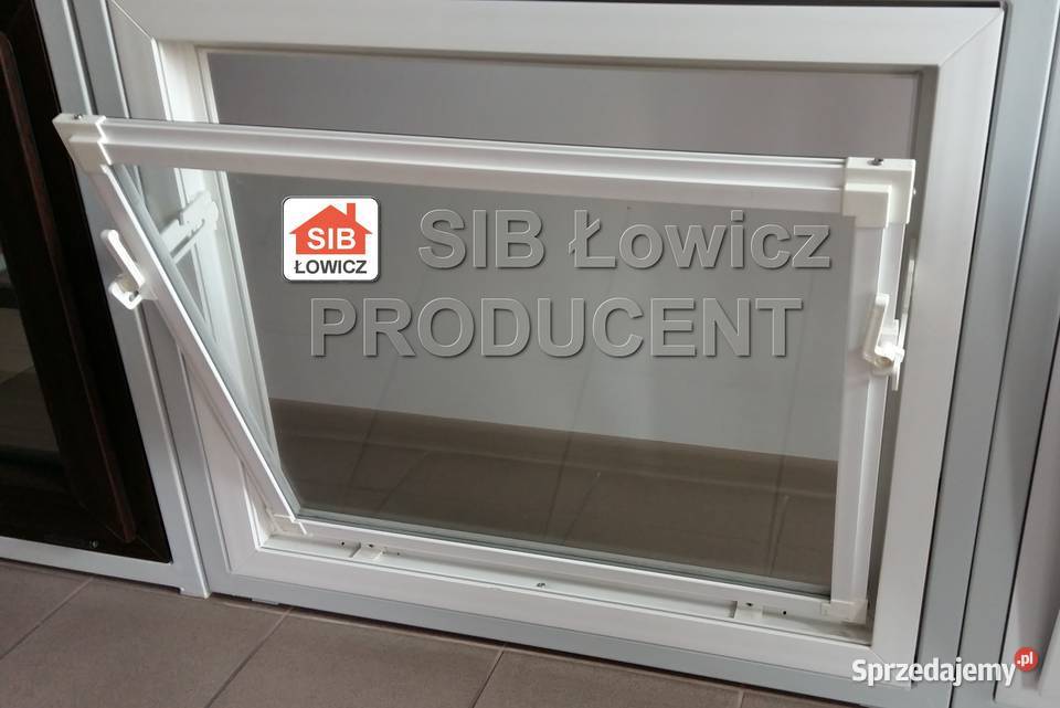 Oknoinwentarskie gospodarcze PCV białe 100x70 Łowicz sprzedam