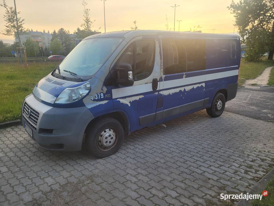 Fiat Ducato 22 brygadówka 6 osobowy Warszawa