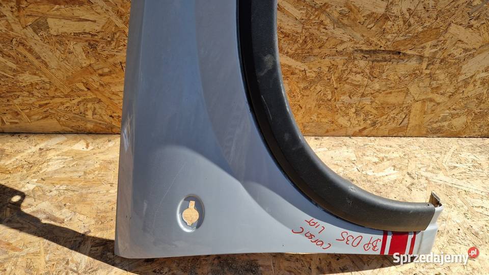 OPEL CORSA C LIFT FL BŁOTNIK PRZÓD PRZEDNI PRAWY osobowe