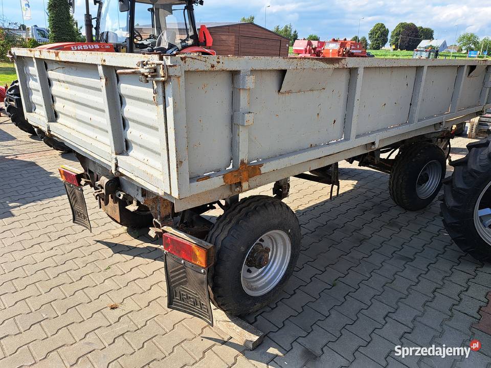 Przyczepa rolnicza dwuosiowa wywrotka kiper nieuszkodzony Proszowice