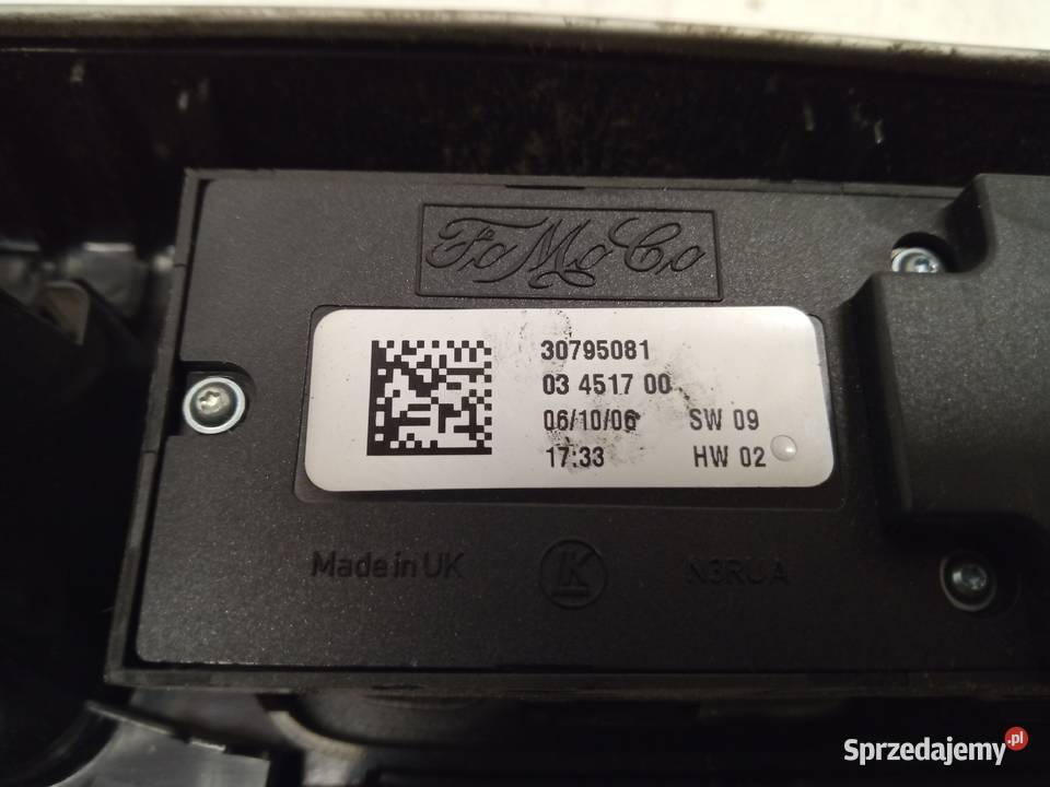 VOLVO V50 S40 Panel Przełącznik szyb lewy przód kujawsko-pomorskie Bydgoszcz sprzedam