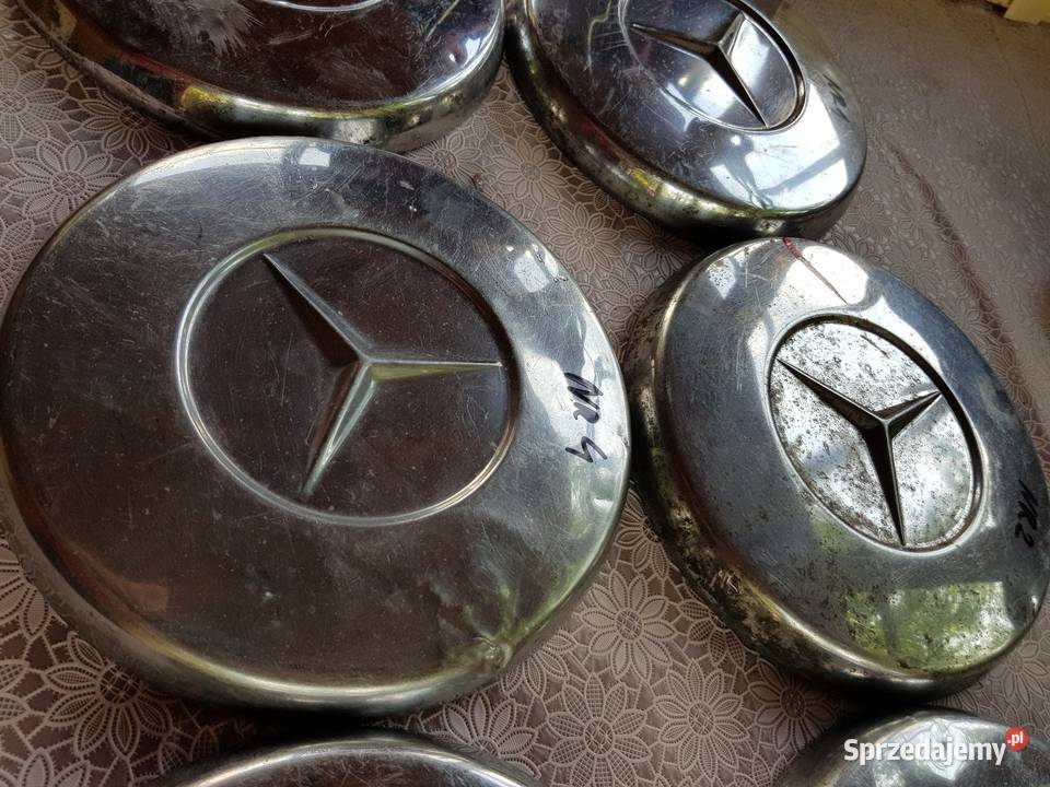 6 Kołpaki chrom stary zabytkowy MercedesOryginał Barlinek sprzedam