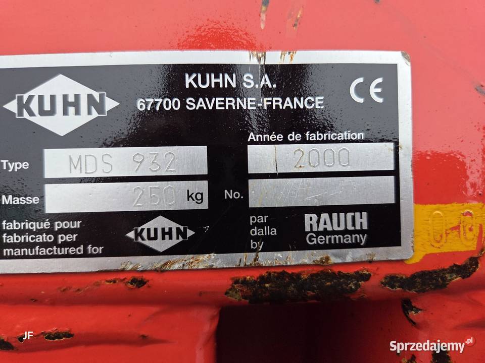 Rozsiewacz KUHN MDS 932 ładny stan Duży wybór Kuhn mazowieckie Gąsewo