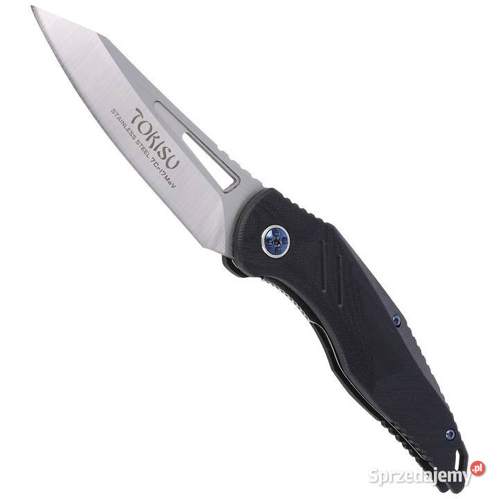 Nóż składany TOKISU Tactical Black G10 Satin Turystyka Warszawa