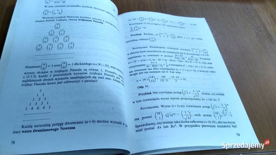 Matematyka maturzystów definicje twierdzenia miękka Podręczniki Gdańsk