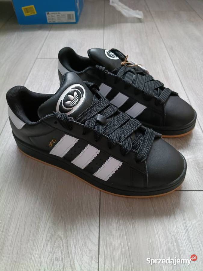 Adidas Campus 00s JP9997 r 425 NOWE CzarnoBiałe skóra podkarpackie Korczyna