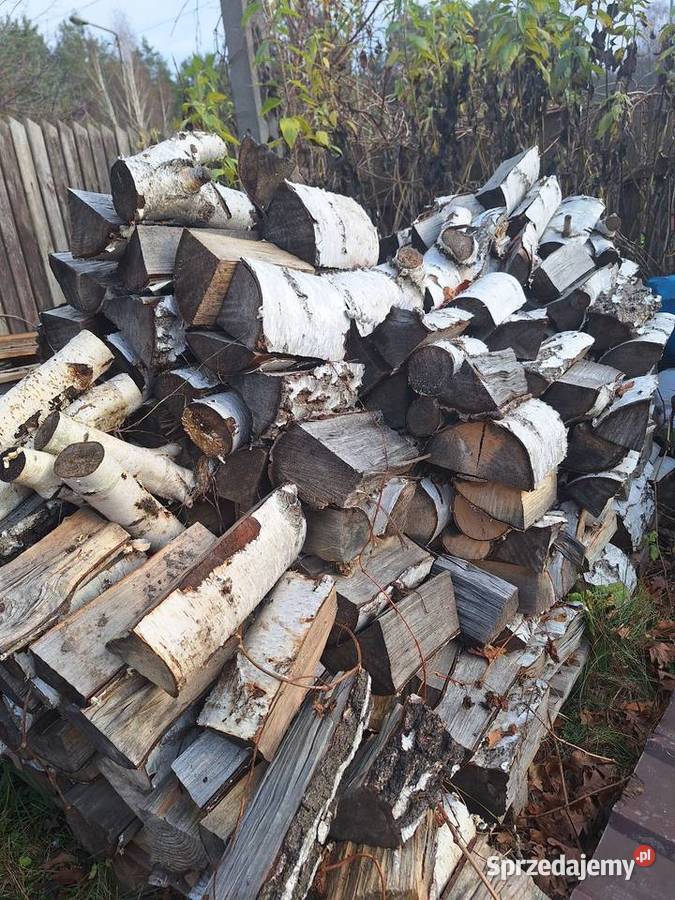 Drewno brzoza rąbana