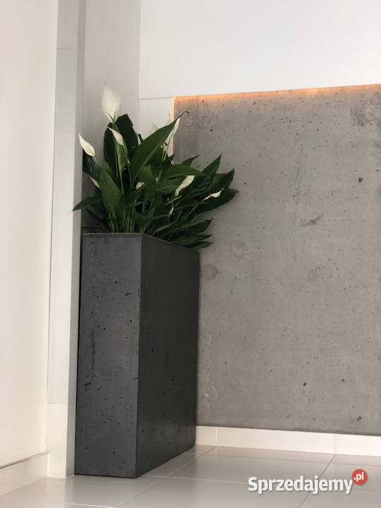 Donica betonowa 100x30x70 Donice betonowe beton Architektura ogrodowa Rawicz