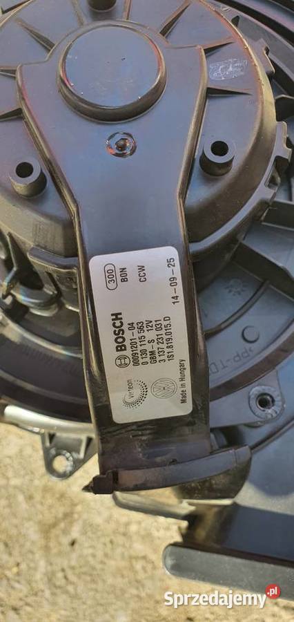 VW UP Citigo Seat Mii wentylator nagrzewnicy śląskie Jaworzno