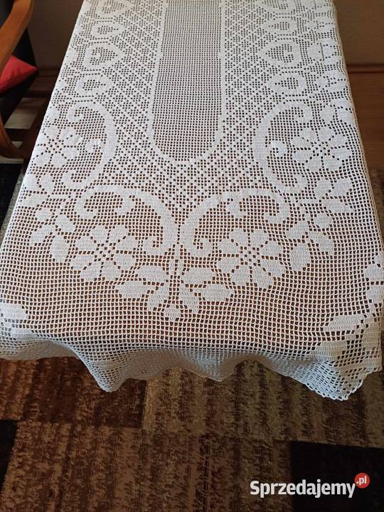 Obrus szydełkowy rękodzieło Częstochowa