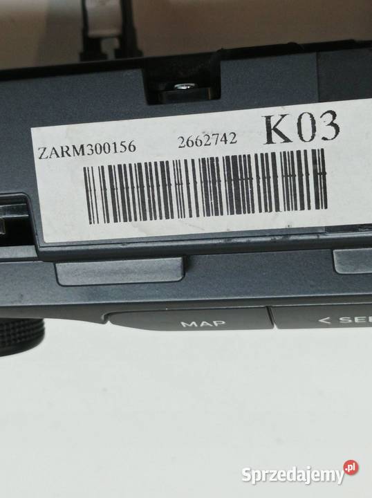 PANEL STEROWANIA RADIA ZARM300156 2662742 K03 osobowe sprzedam