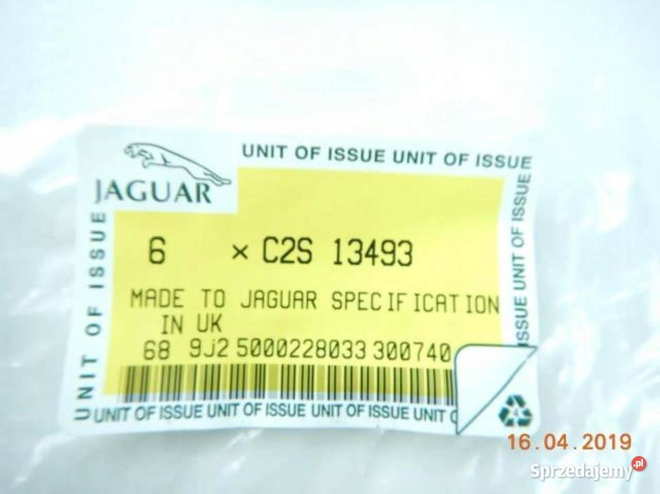 SPINKI MOCOWANIE BOCZKA DRZWI JAGUAR XTYPE 9908 Części montażowe