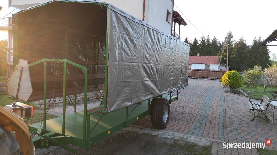 PRZYCZEPA JEDNOOSIOWA PLATFORMA SADOWNICZA Przyczepy rolnicze