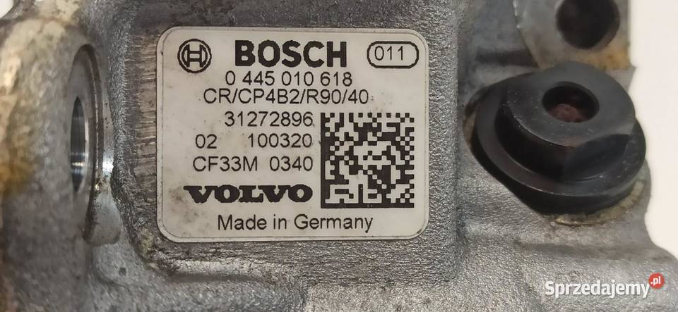 VOLVO XC70 V60 POMPA WTRYSKOWA 31272896 D5244TI5
