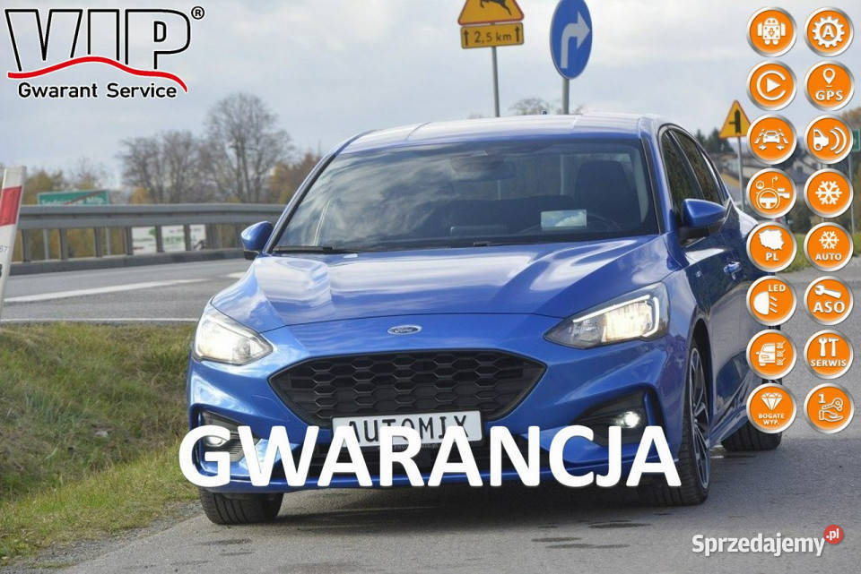 Ford Focus 15EcoBlue ST Line gwarancja przebiegu światła do jazdy dziennej Sędziszów Małopolski