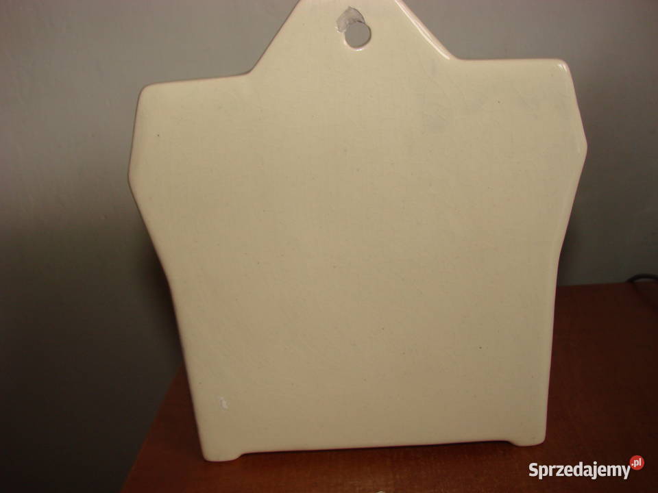 Włocławek fajansowy pojemnik kuchenny solniczka Porcelana i szkło