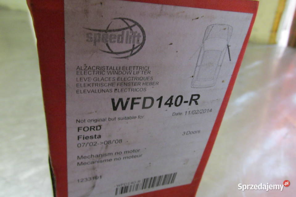 Elektryczny podnośnik szyby przedniej Ford Części montażowe