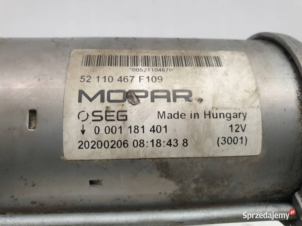 ROZRUSZNIK Fiat Doblo II LIFT 16 MJet ROZRUSZNIK Układ elektryczny, zapłon lubelskie Rudka