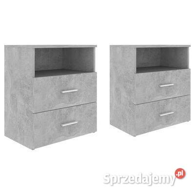 Szafki nocne 2 szarość betonu 50x32x60 803281 mazowieckie Warszawa