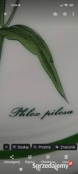 Talerzyki deserowe ręcznie malowane porcelana Wrocław