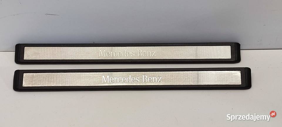 MERCEDES W211 LISTWY PROGOWE PRZÓD KOMPLET dolnośląskie
