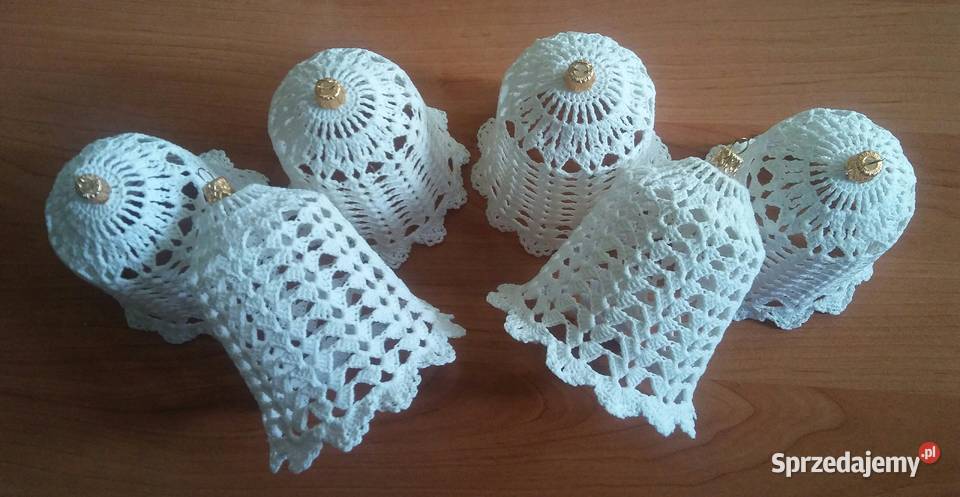 Dzwonki Duże szydełkowe na choinkę różne wzory i Białystok