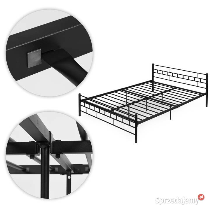 Łóżko metalowe 140x200 sprzedam