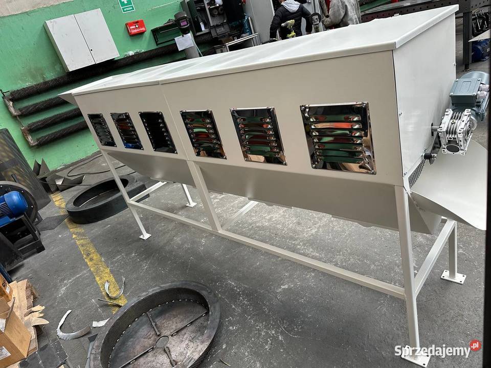 Przesiewacze bębnowe i stół wibracyjny do peletu Poznań