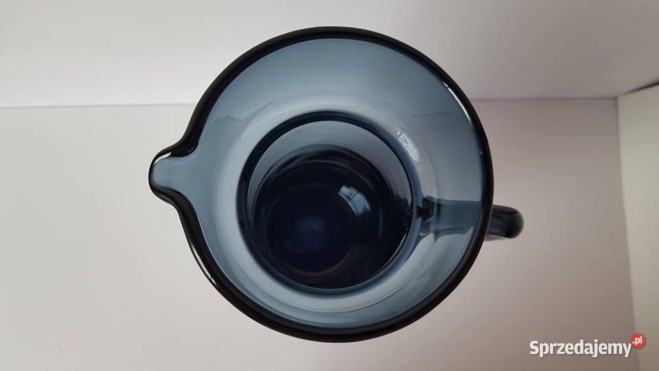 Stary szklany dzban dzbanek kolorowe szkło Dąbrowa Górnicza