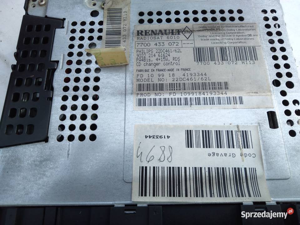 Radio Renault scenic 1 Koneck