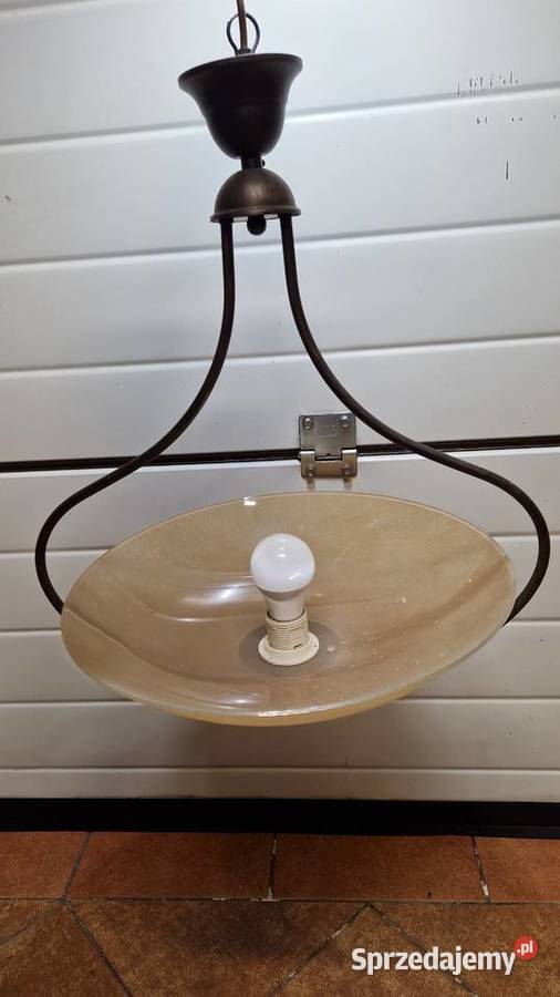 Lampa sufitowa wisząca okrągła żyrandol x 1 Dom i Ogród Świętochłowice